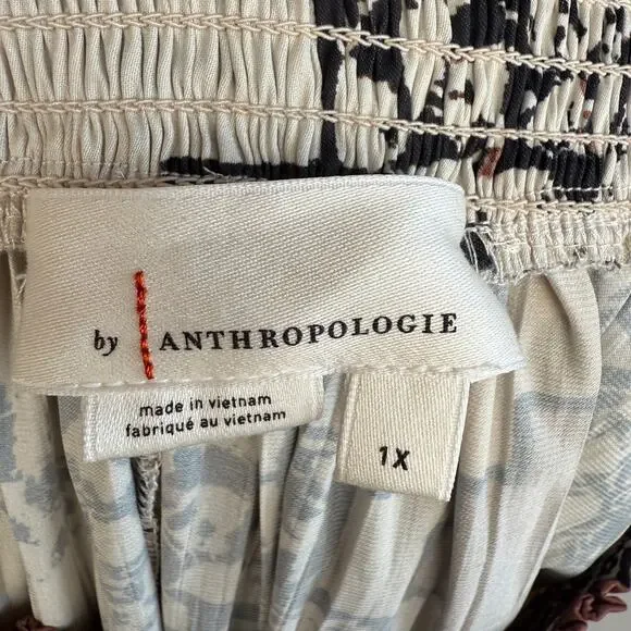 Anthropologie Black and White Midi Skirt - Picture 9 of 9